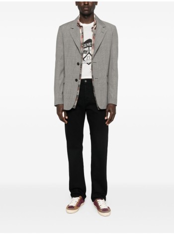 golden goose denim mangolden m's patrick pant slim one washed comfort denim - gmp02514p000622 90100 2