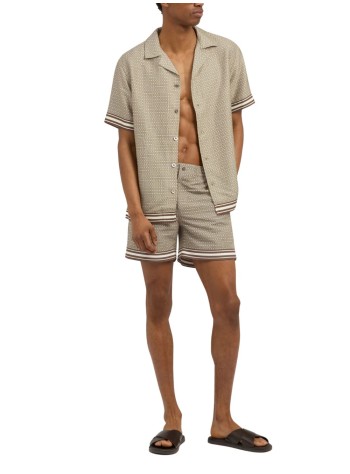 ché studios bermuda hombre lucena printed swimshort - 2623607 light brown 2