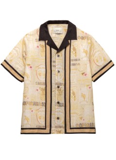 ché studios camiseria hombre monte cristo printed shirt - 2681917 ecru