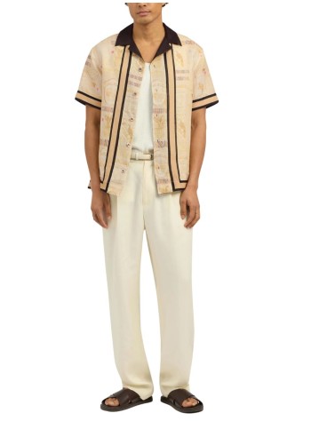 ché studios camiseria hombre monte cristo printed shirt - 2681917 ecru 2