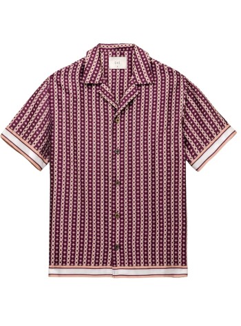 ché studios camiseria hombre pressoa printed shirt - 2676824 rose