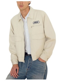 obey outerwear hombre obey walter work jacket silver birch faded wash - 121800620 sbr