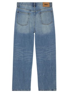 obey pantalon jeans hombre classic baggy vintage denim - 142010115 hvli