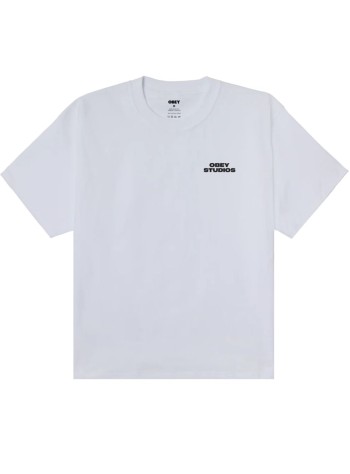 obey t-shirt manobey sky face - 168024320 wht