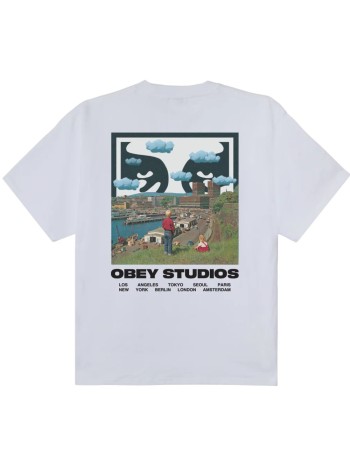 obey t-shirt manobey sky face - 168024320 wht 2