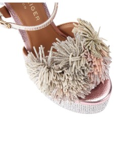 kurt geiger pump mujer pom pom tie platform - 5383665209 65