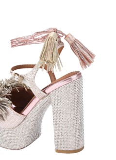 kurt geiger pump mujer pom pom tie platform - 5383665209 65