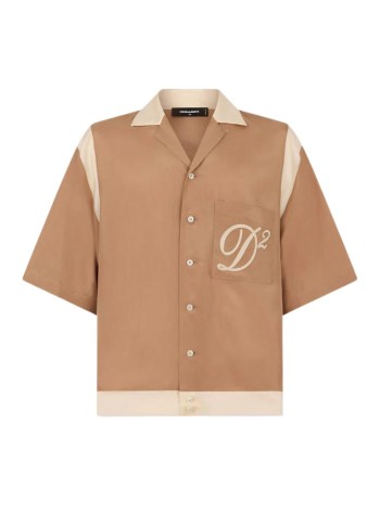 dsquared shirt manbowling silk shirt - s74dm0976s47223 131