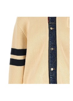 dsquared knitwear mandenim mix d2 knit cardigan - s74ha1591d13185 961