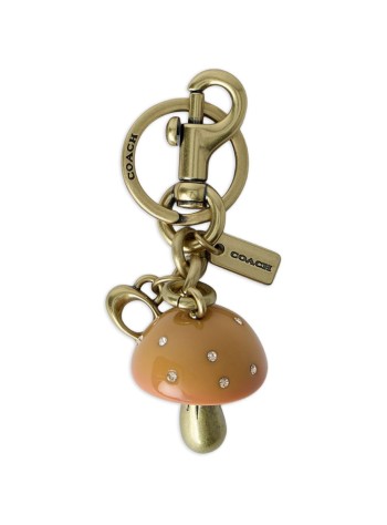 coach llaveros unisex resin mushroom bag charm - cz123 b4 mustard
