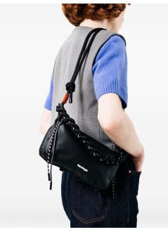 topologie crossbody manbottle sacoche medium - tpwbabs2blk38 black papery