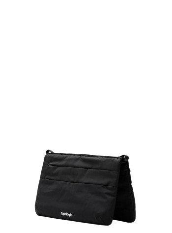 topologie crossbody manflat sacoche small - tpwbafsblk34 black tech sateen 2
