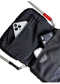 topologie crossbody manflat sacoche small - tpwbafsblk34 black tech sateen