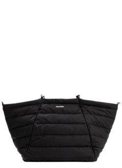 topologie tote manmarche tote large - tpwbamtlblk27 black puffer