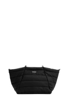 topologie tote manmarche tote medium - tpwbamtmblk27 black puffer