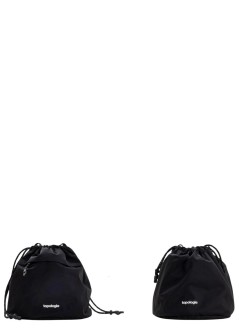 topologie crossbody manreversible bucket - tpwbarb2blk34 black tech sateen