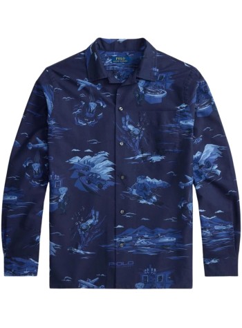 polo ralph lauren shirt manwoven-sport shirt-shirt - 710p04448001 7078 spy bear