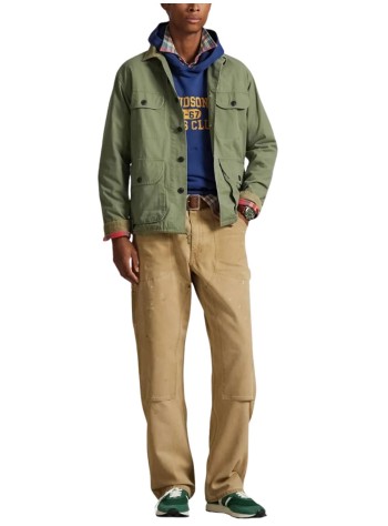 polo ralph lauren shirt manwoven-sport shirt-shirt - 710p03885001 7072 olive x 2