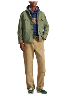polo ralph lauren camiseria hombre woven-sport shirt-shirt - 710p03885001 7072 olive x