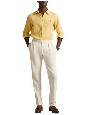 polo ralph lauren shirt mancubdppcs-long sleeve-sport shirt - 710966294515 corn yellow 2