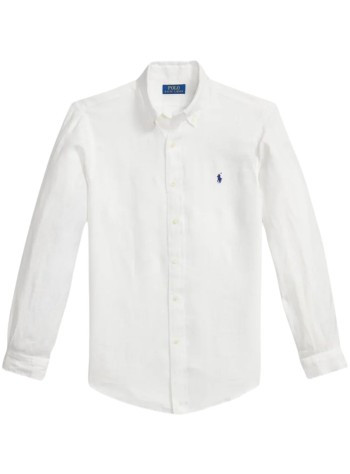 polo ralph lauren shirt mancubdppcs-long sleeve-sport shirt - 710966294506 white