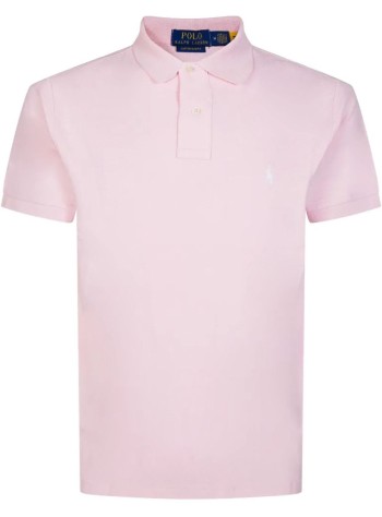 polo ralph lauren polo mansskccmslm1-short sleeve-knit - 710680784117 garden pink