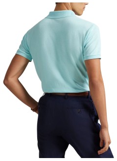 polo ralph lauren polo hombre sskccmslm1-short sleeve-knit - 710680784511 new aqua c3166
