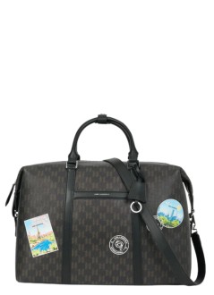 karl lagerfeld luggage manikon monogram cc weekender - b1w30252 2ls