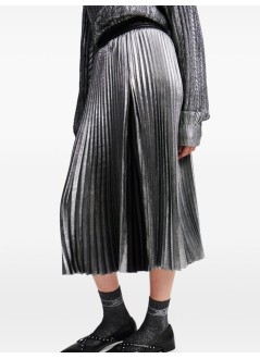 karl lagerfeld falda mujer foil pleated skirt - a1w12004 979