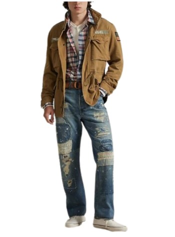 polo ralph lauren outerwear manwoven-field-jacket - 710p02024001 sandsurf w patches 2
