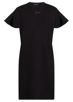 karl lagerfeld vestido mujer fabric mix t shirt dress - a2w13039 999