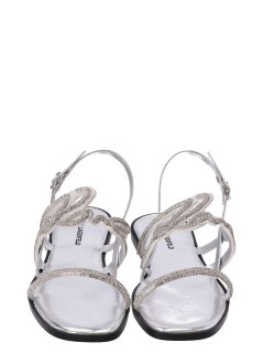 karl lagerfeld sandal womanolympia karl signia slide - kl87425 gsl