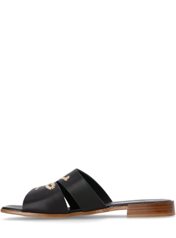 karl lagerfeld sandal womanpetalo whipstitch slide - kl80772 000 2