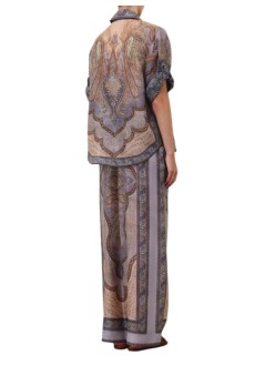 zimmermann pant  womanwanderlust relaxed pant - 5580prs262 tpbl