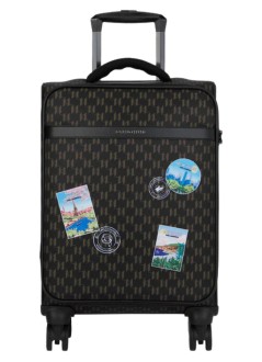 karl lagerfeld viaje hombre ikon monogram nylon trolley - b1w30253 2ls