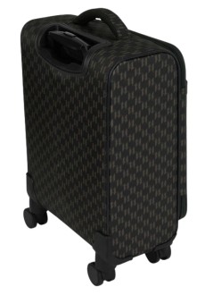 karl lagerfeld viaje hombre ikon monogram nylon trolley - b1w30253 2ls