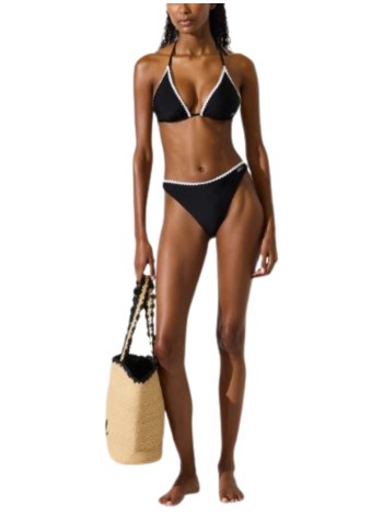 karl lagerfeld bikini panties womansignature scallop cheeky - b1w46020 999 2