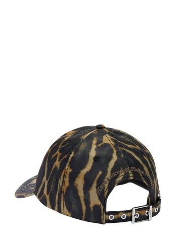 ganni cap womanprinted nylon cap - b3020038 028 2