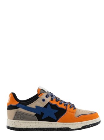 bape sneaker manbape sk8 sta #1 m2 - 1l80191312 orange