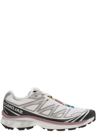 salomon sneaker womanxt-6 - l49209600 white black dusky orchid