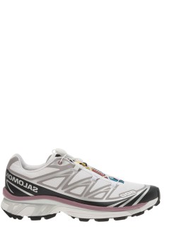 salomon sneaker womanxt-6 - l49209600 white black dusky orchid