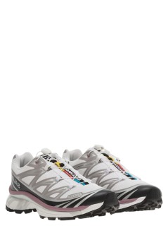 salomon sneaker womanxt-6 - l49209600 white black dusky orchid