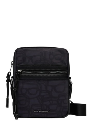 karl lagerfeld crossbody mank/ikon aop ns crossbody - b1m30214 999