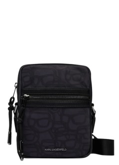 karl lagerfeld crossbody mank/ikon aop ns crossbody - b1m30214 999