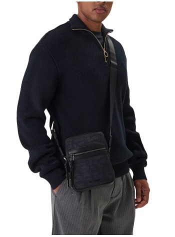 karl lagerfeld crossbody mank/ikon aop ns crossbody - b1m30214 999 2