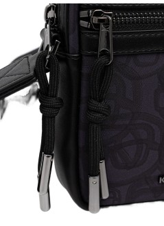 karl lagerfeld crossbody mank/ikon aop ns crossbody - b1m30214 999