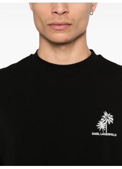karl lagerfeld t-shirt mant-shirt crewneck - 755041562221 990