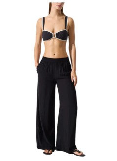 karl lagerfeld pantalon mujer karl bow beach pants - b2w46037 999