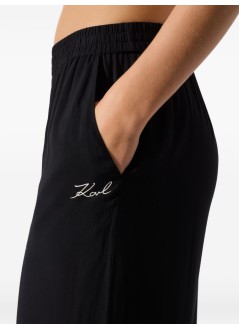 karl lagerfeld pantalon mujer karl bow beach pants - b2w46037 999