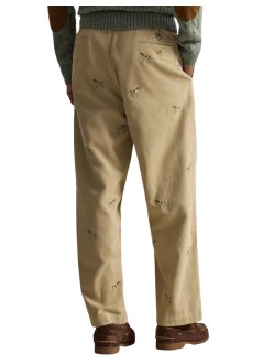 polo ralph lauren pant  manwoven-pants - 710p02694001 paddock tan w hound aoe